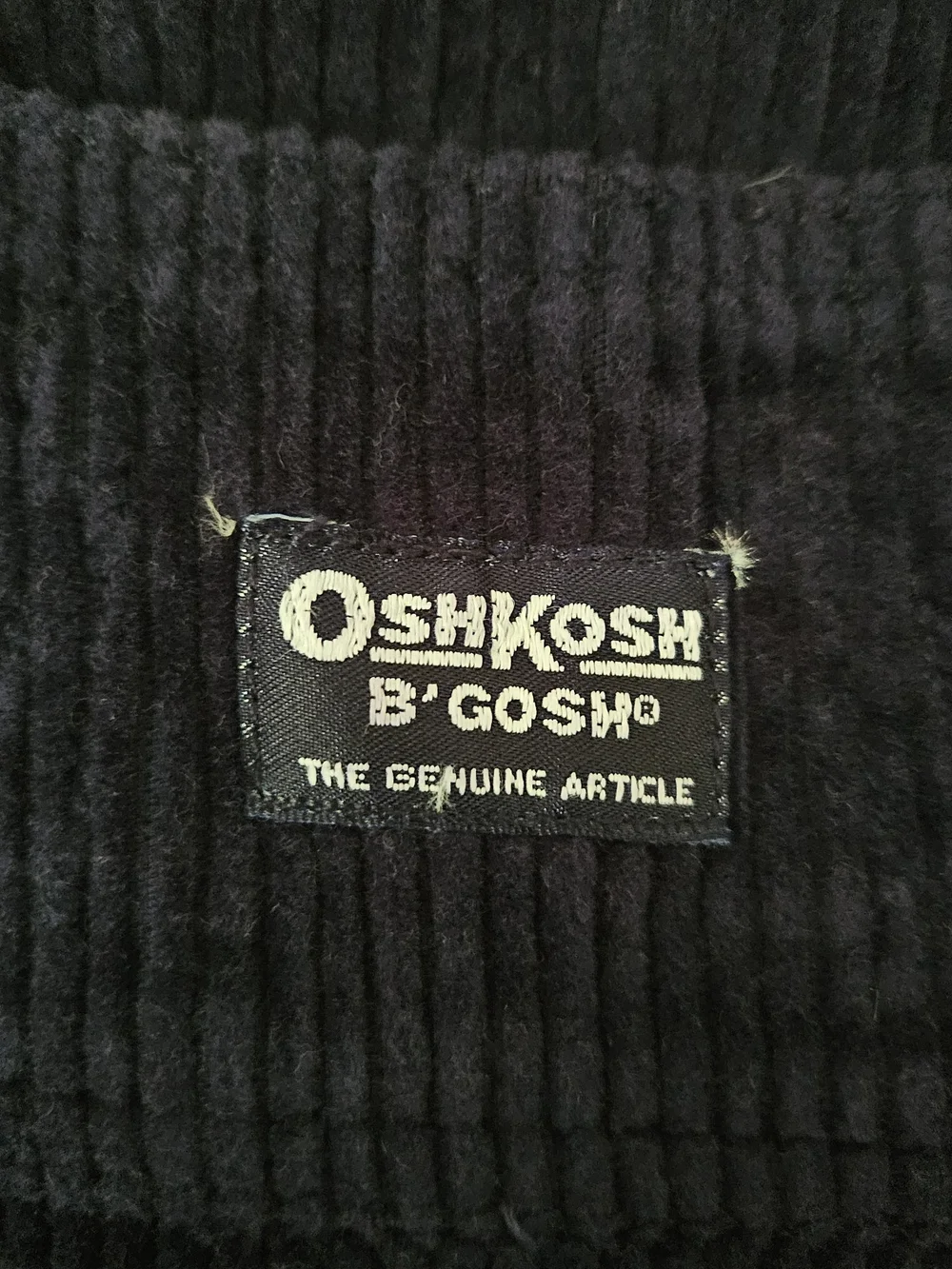 OshKosh B'gosh Navy Corduroy Overalls for Kids